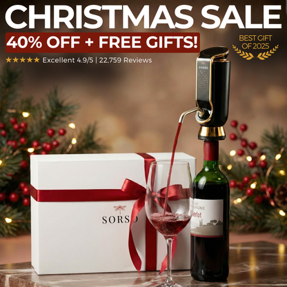 Sorso Wine Aerator, Preserver & Dispenser