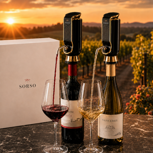 Sorso Wine Aerator, Preserver & Dispenser